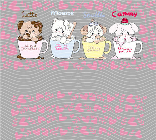 40oz cup wraps-X 1038